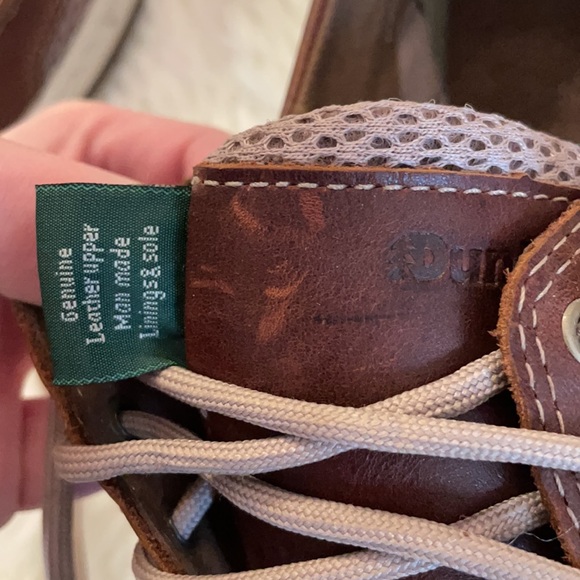 Dunham men’s brown shoes sz 8.5  genuine leather FALL vacation boat shoes - Picture 9 of 17